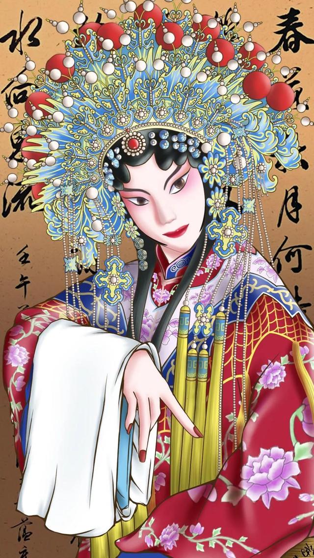 壁纸｜国粹｜沉醉百年采茶调，衣襟总带黄梅香